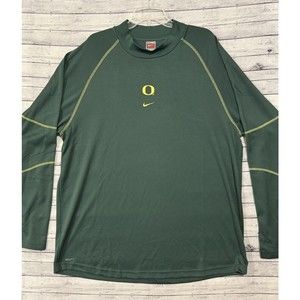 Oregon Ducks Mens Team Nike Shirt Sz XXL Long Sleeve Center Check Swoosh Vintage